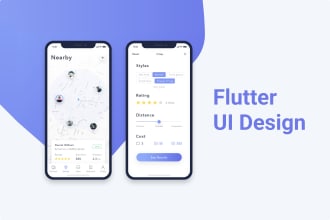 be your flutter developer to design app within few hours