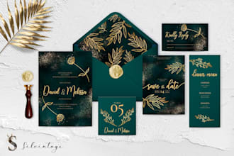 create wedding stationery and digital save the date
