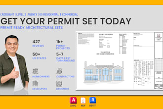 do architecture drafting and design for permit construction