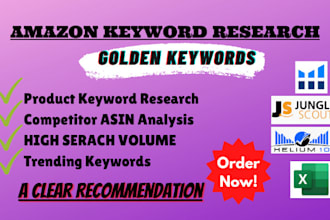 do amazon keyword research or competitor analysis