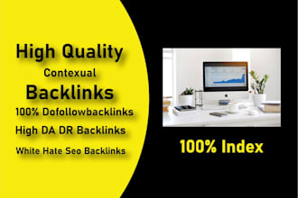 build contextual  SEO do follow backlinks