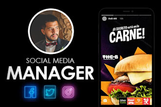 be your social media manager and content creator