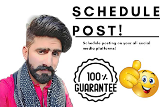do manage schedule posts on your social media