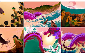 create a children illustration for you