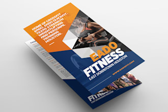 do healthy lifestyle brochure, workout, fitness, gym brochure, sports trifold