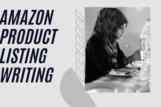 write amazon product listing copywriting