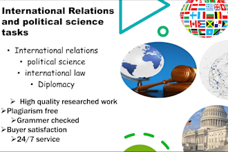 do writing on international relations , politics ,international law