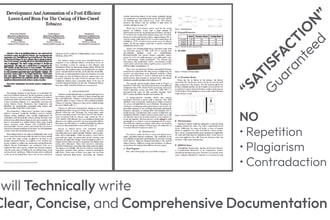 technically write clear, concise, and comprehensive documentation