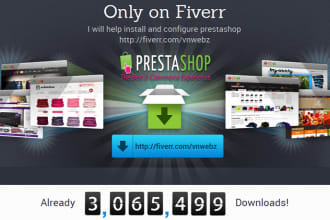 install,configure,fix bug, update prestashop