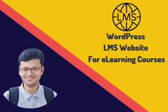 design wordpress lms website for elearning courses