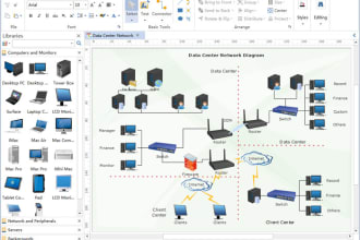 design network topology diagrams in microsoft visio 2013