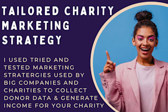develop a tailored charity marketing strategy