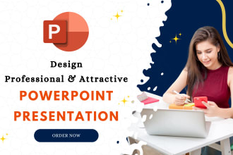 design professional and attractive powerpoint presentation