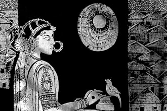 create stunning indian classical art, hand drawn or digital