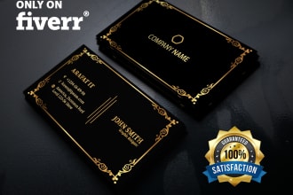 design modern business card, thank you card and logo design