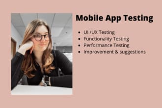 test your ios mobile application