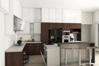 professionally visualize your kitchen with stunning 3d designs