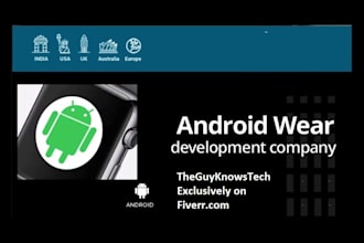 do android and android wear based app devlopement