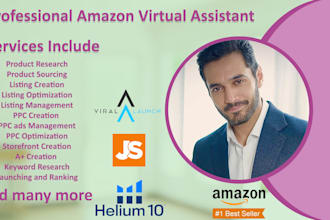 be your amazon virtual assitant and PPC manager