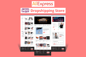 build alidropship aliexpress woocommerce dropshipping store