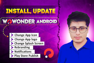 install or update, and publish your wowonder android app