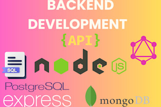 be your node js backend developer for developing apis