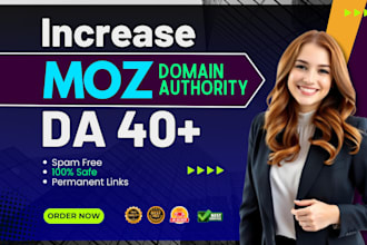 increase website domain authority to da40 plus
