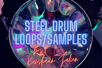 create authentic custom steel drum loops for your beat