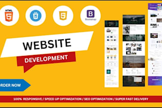 be your expert front end web developer html css javascript bootstrap