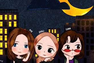 draw a chibi fanart of your favorite idols