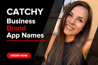 create brand name for mobile app, business and company