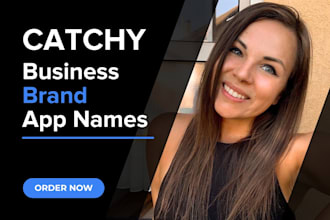 create brand name for mobile app, business and company
