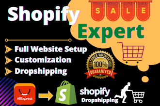 design profitable shopify store,shopify website design,shopify store expert