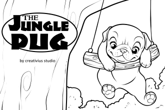 draw coloring pages or line art for kids activity book