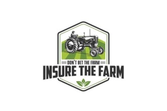 design lawn care, landscape, farm and agriculture logo with creative thinking