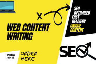 write SEO website content