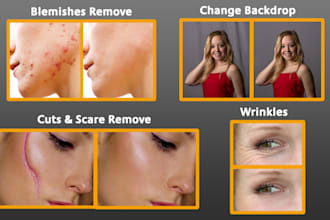 fix blemishes scares and backdrops in photoshop