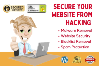 do malware removal, complete website security and fix wordpress issues