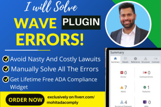 solve wave plugin errors for ada compliance to protect you from hefty lawsuits
