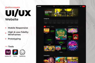 provide professional ui ux services for the app ui ux design or website ui ux