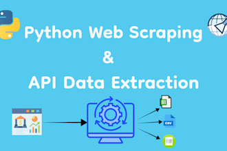 do website data scraping, api scraping, web automation