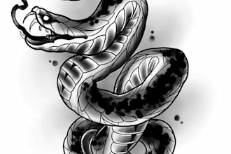 create a unique neo traditional tattoo style