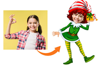 do photoshop editing, face swap, head change, photo retouch