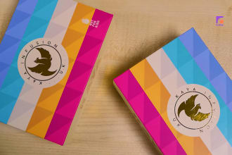 design chocolate bar packaging with box