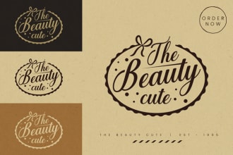 design lettering badges or logo vintage classic retro style