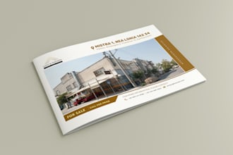 design real estate offering memorandum brochure for investment or listing