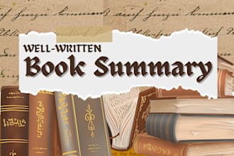 provide a complete book summary of any book
