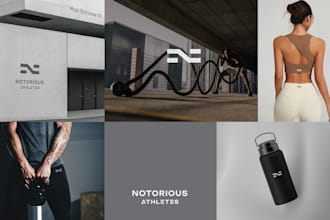 design a modern geometric clean  business logo