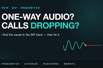 fix no audio and call drops on your voip or freeswitch system