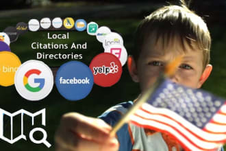 do 400 live USA local citations and directory submission for local SEO